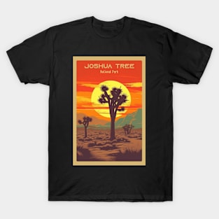 Joshua Tree National Park Vintage Travel Poster T-Shirt